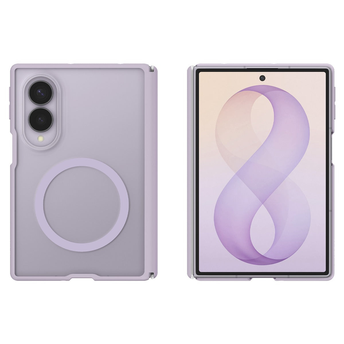 Spigen Samsung Galaxy Z Fold 8 Cover Air Skin Zero MagFit Frost Lavender