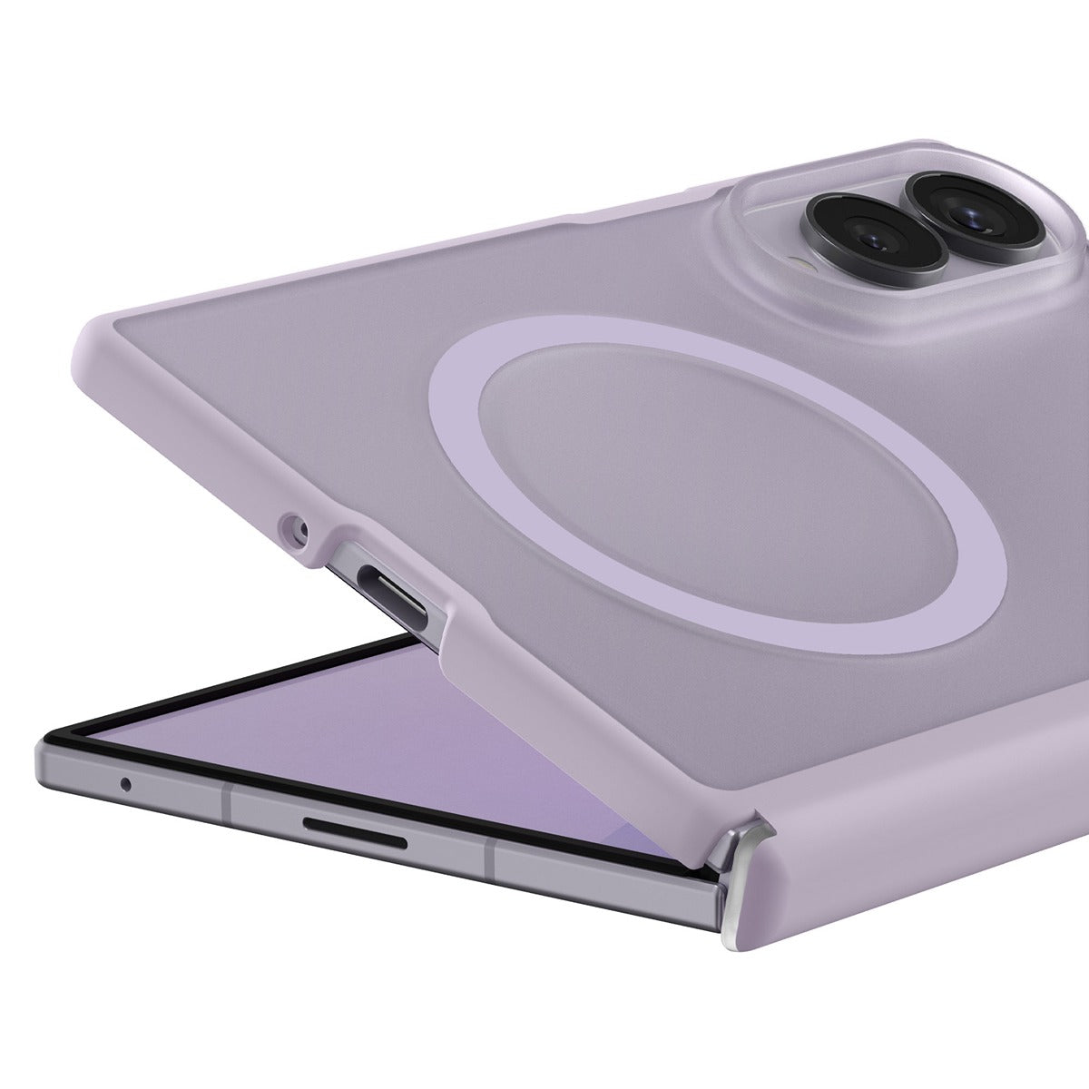 Spigen Samsung Galaxy Z Fold 8 Cover Air Skin Zero MagFit Frost Lavender