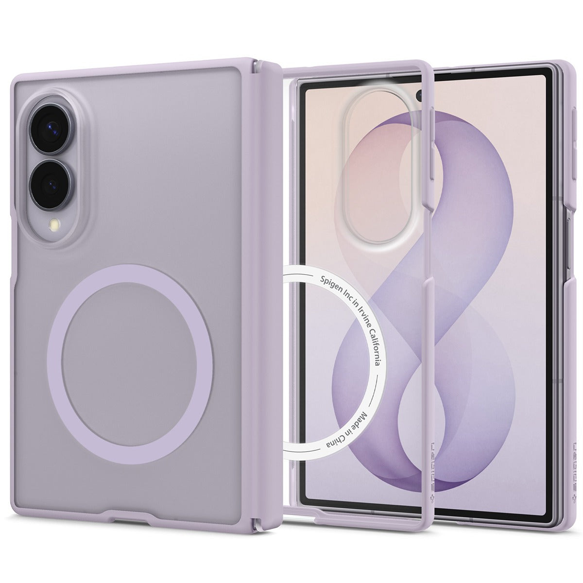 Spigen Samsung Galaxy Z Fold 8 Cover Air Skin Zero MagFit Frost Lavender