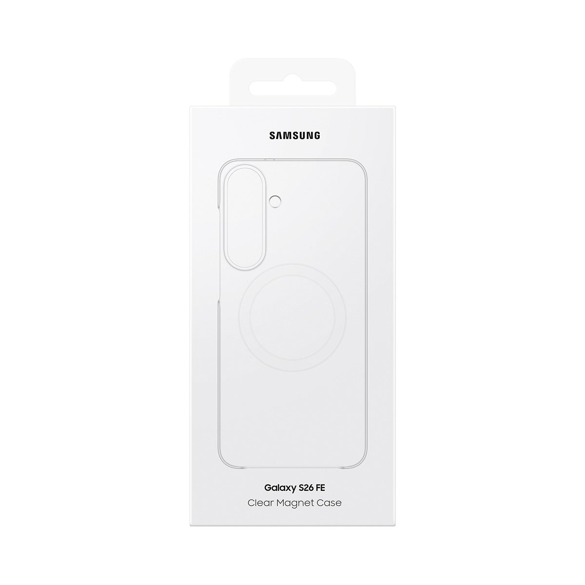 Samsung Original Galaxy S26 FE Cover Clear Magnet Case Klar