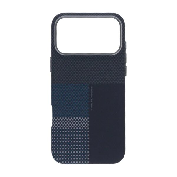 iPhone 17 Pro Max Cover Aramidfiber MagSafe Blå