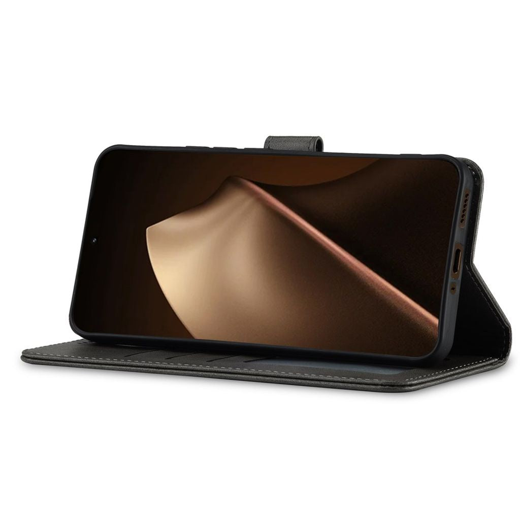 Lc.Imeeke Xiaomi 17T Pro Etui med Kortholder Stativfunktion Grå