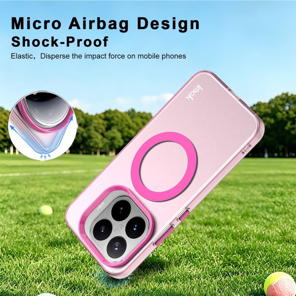 Imak Xiaomi 17T Cover Candy Color MagSafe Lyserød