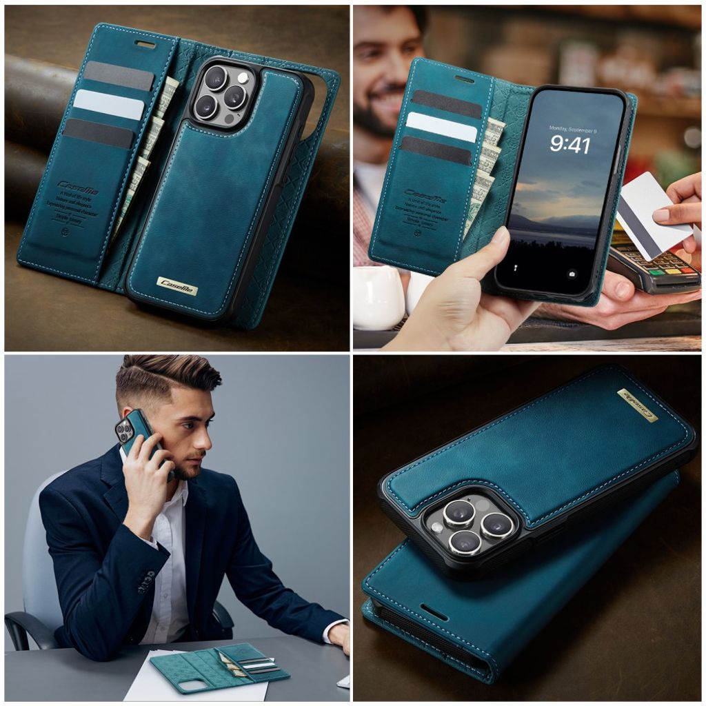 CaseMe iPhone 14 Pro Etui C49 Series Grøn