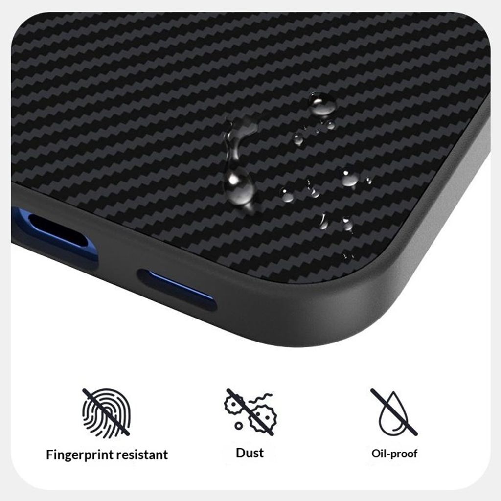 ABEEL Google Pixel 11 Cover Kulfiber tekstur MagSafe Sort