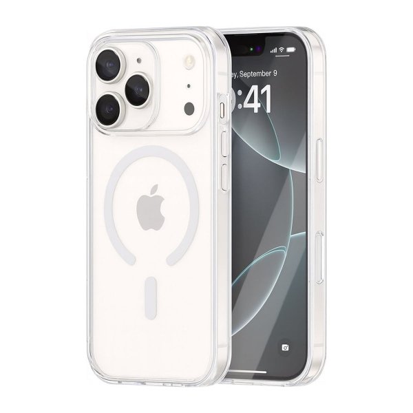 Rvelon iPhone 17 Pro Cover Transparent MagSafe Gennemsigtig