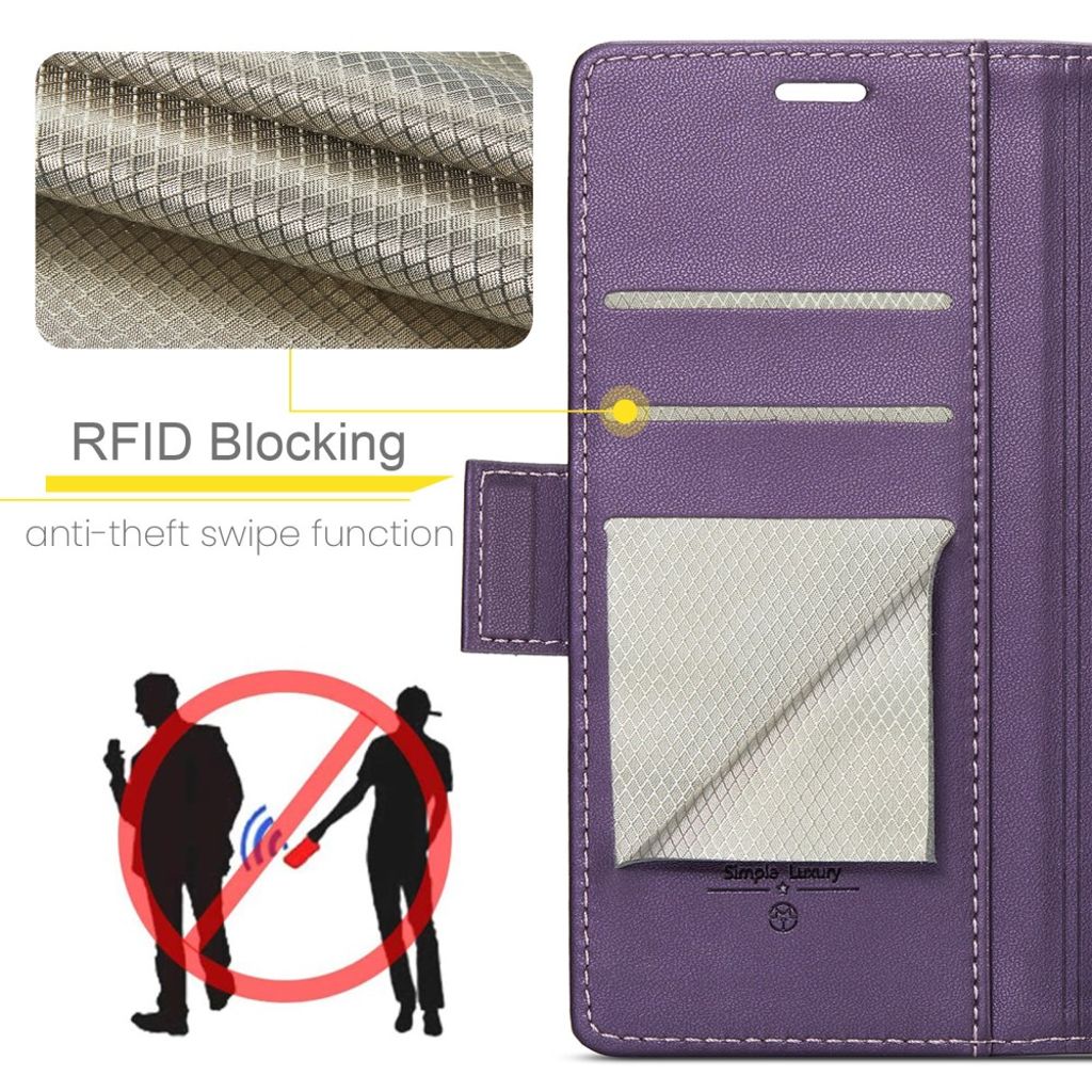 CaseMe Samsung Galaxy S24 Ultra Etui 023 Series Lilla