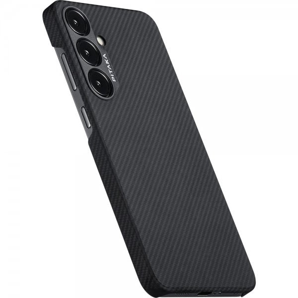 Pitaka Samsung Galaxy S24 Plus Cover MagEZ Case 4 Sort/Grå Twill