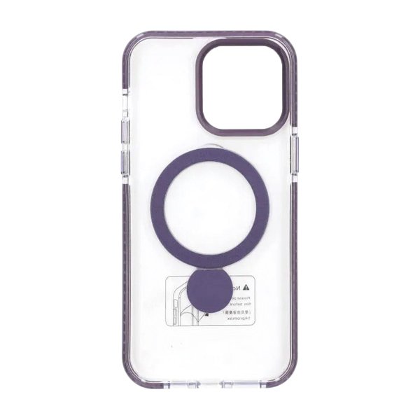 iPhone 15 Pro Cover Ringholder MagSafe Lilla