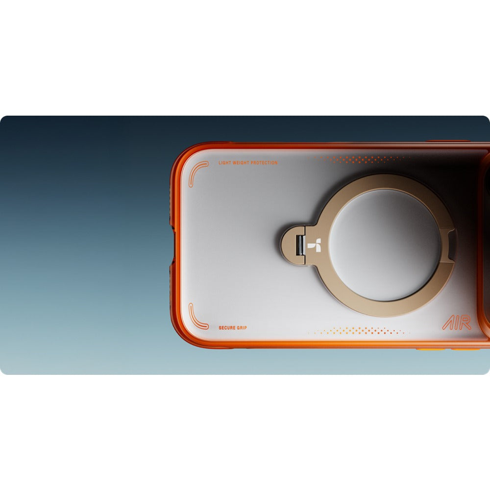 Torras iPhone 17 Pro Max Cover Ostand Q3 Air Energy Orange