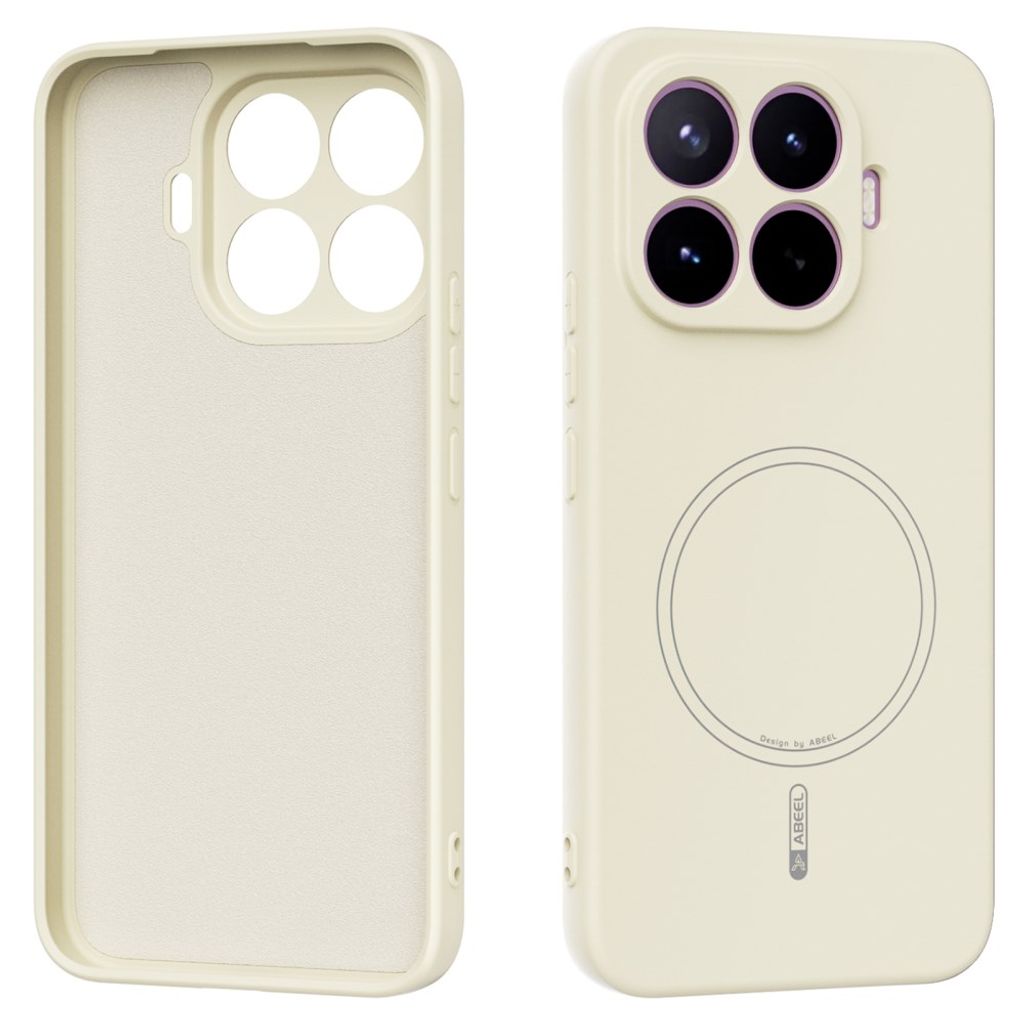 ABEEL Xiaomi 17T Pro Cover Silikone MagSafe Beige