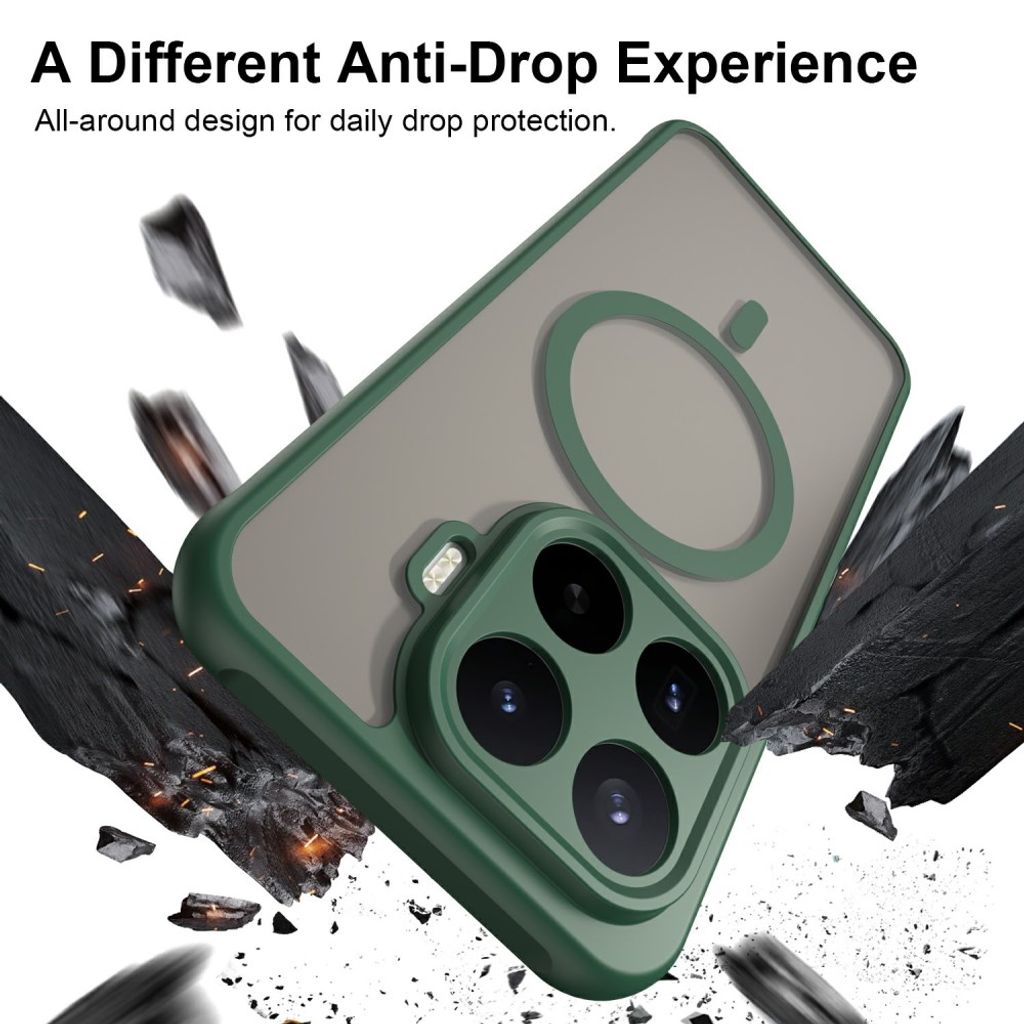 Xiaomi 17T Pro Cover Frostet MagSafe Grøn