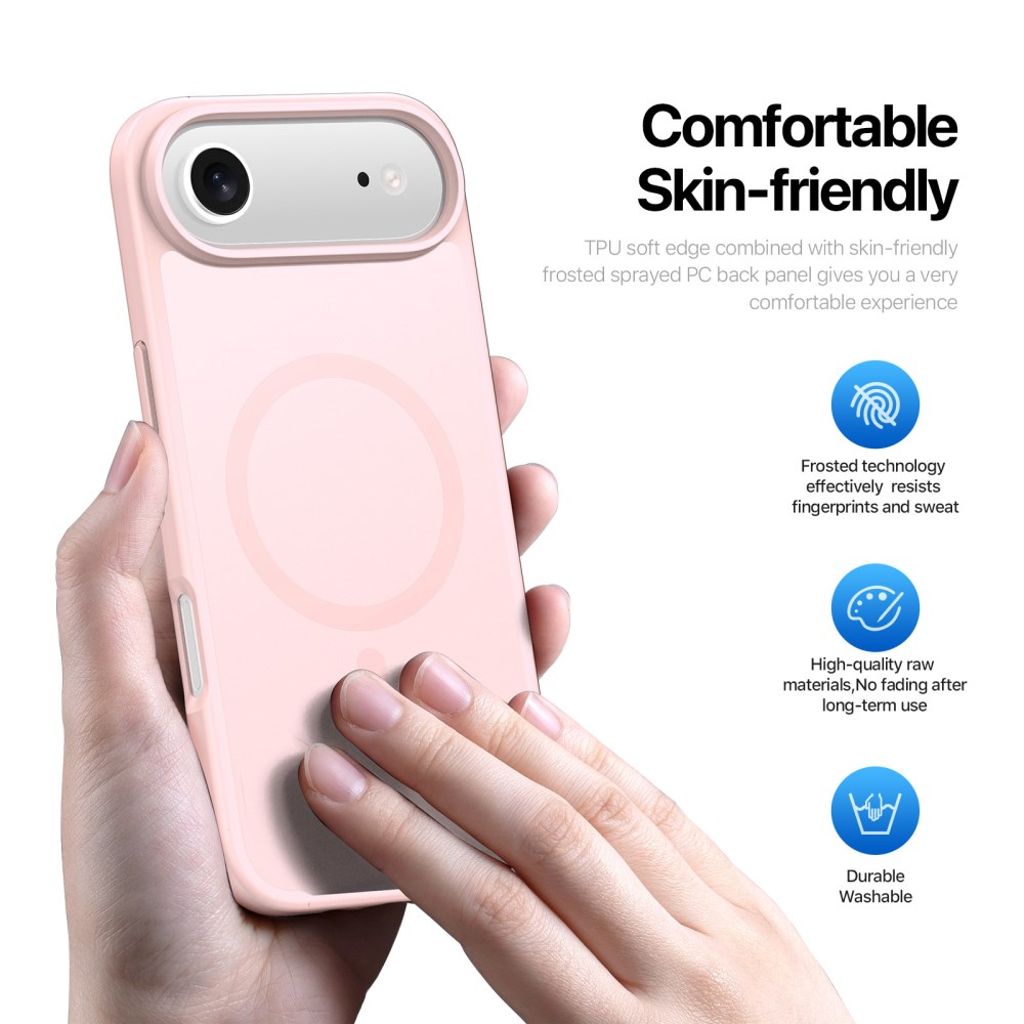 Dux Ducis iPhone Air Cover Yind Series MagSafe Lyserød