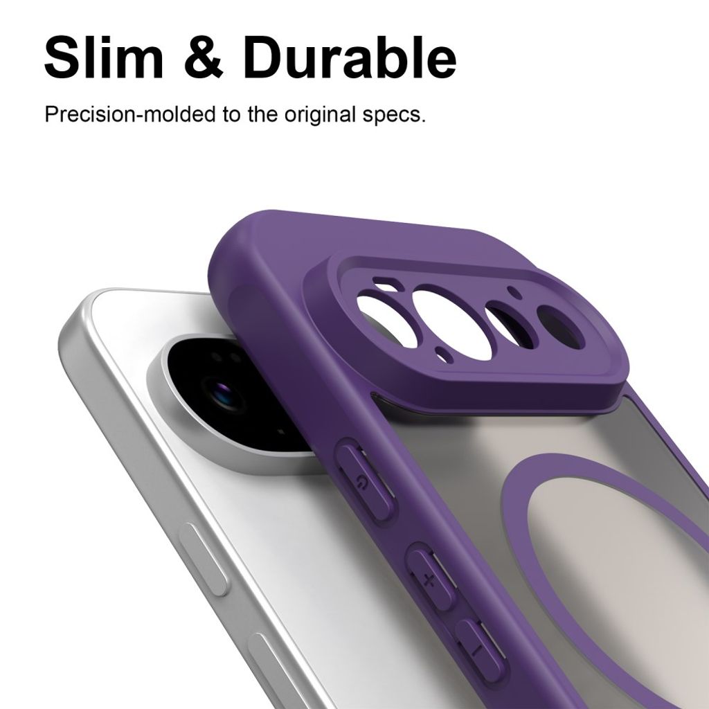 Google Pixel 11 Pro Cover Frostad MagSafe Lilla