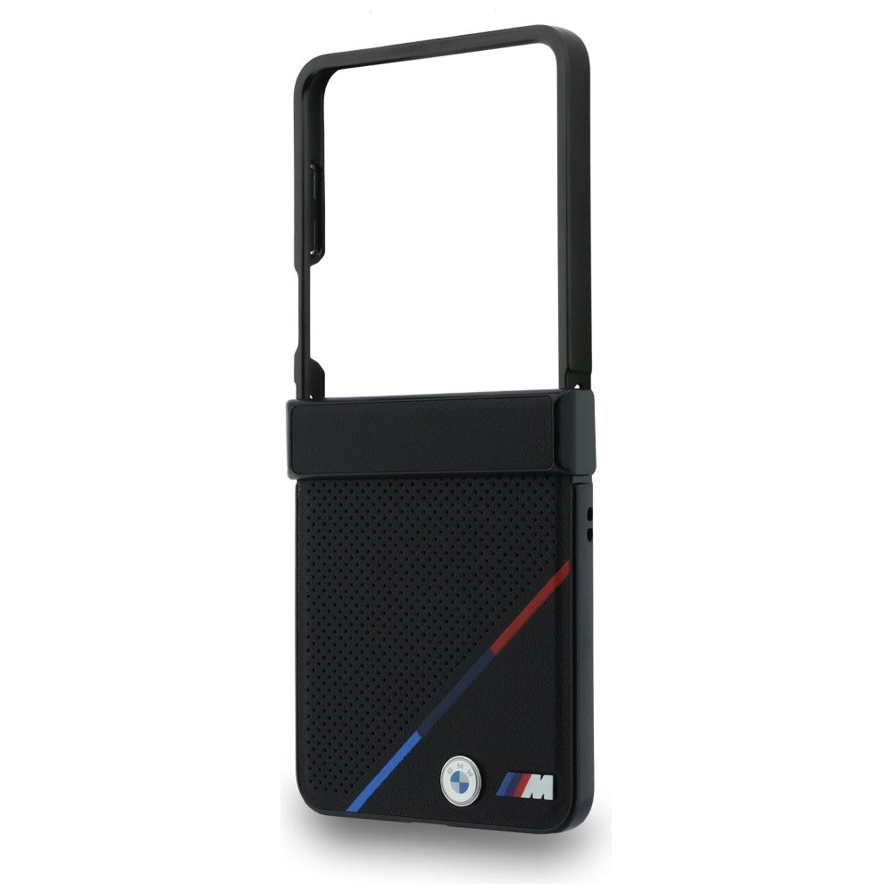 BMW Samsung Galaxy Z Flip 8 Cover Tricolor Stripe Sort