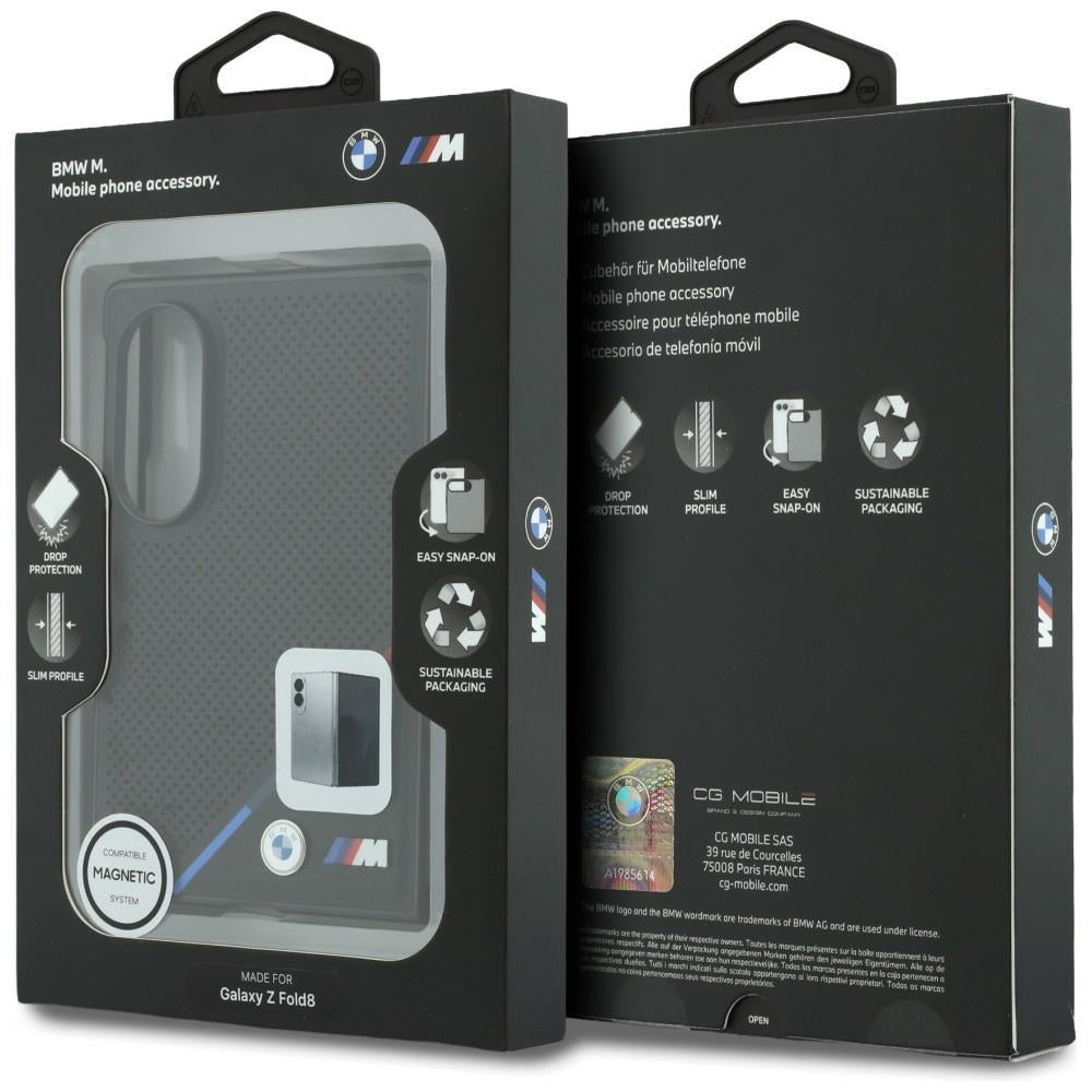 BMW Samsung Galaxy Z Fold 8 Cover Tricolor Stripe Sort