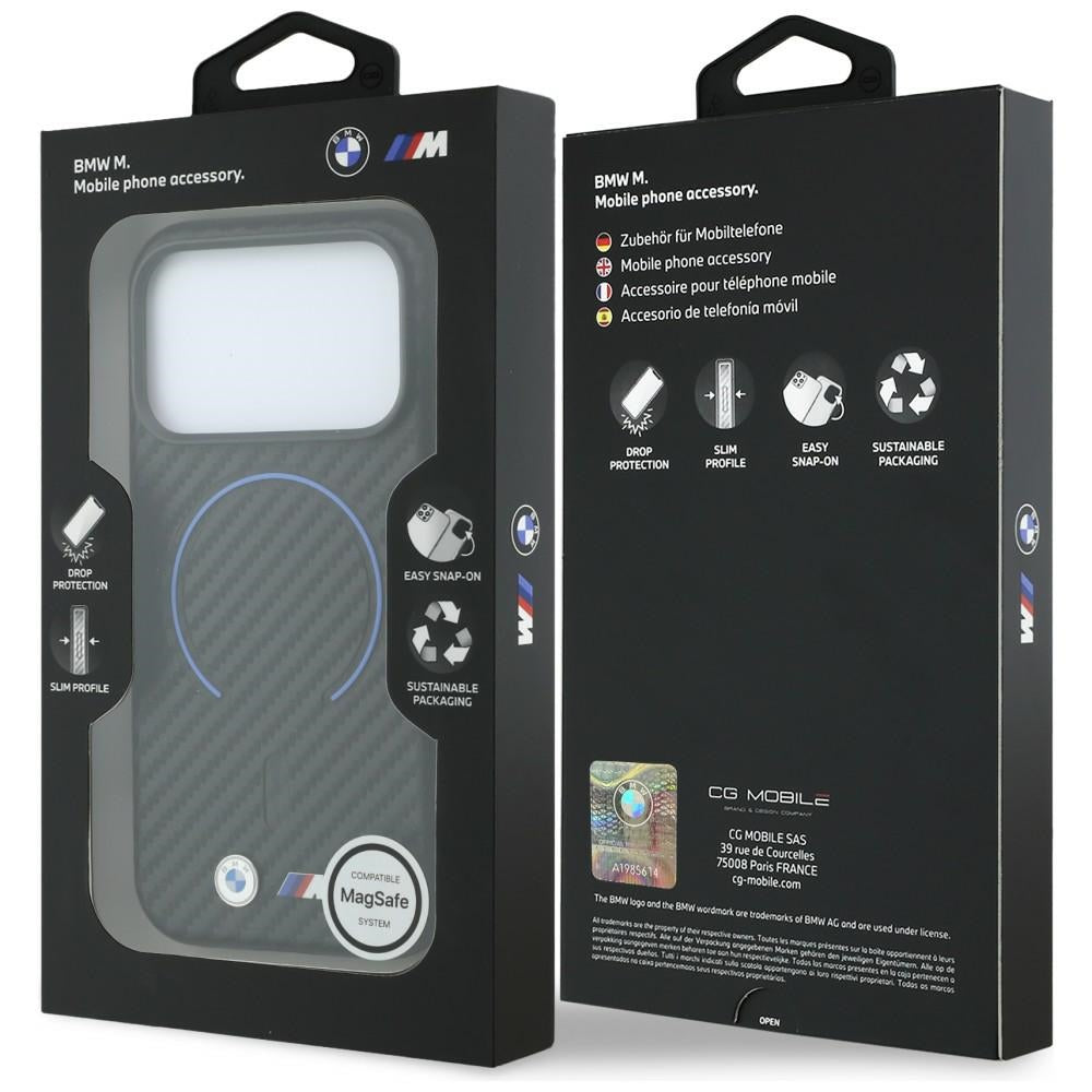 BMW iPhone 17 Pro/iPhone 18 Pro Cover M Carbon Printed Ring Sort