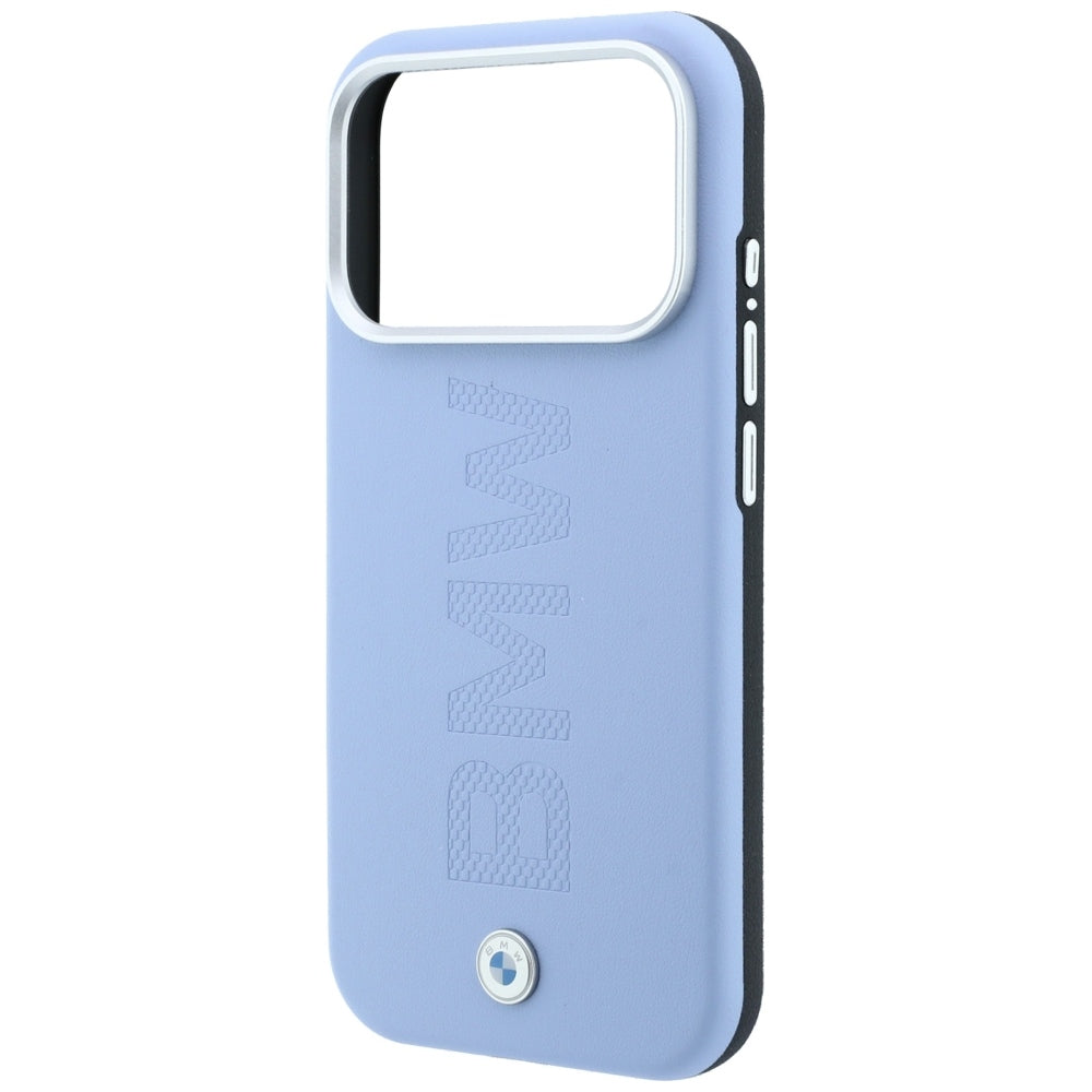 BMW iPhone 17 Pro/iPhone 18 Pro Cover Centreret præget Blå