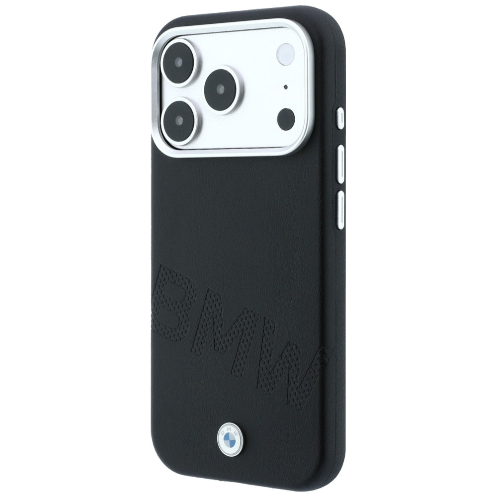 BMW iPhone 17 Pro/iPhone 18 Pro Cover Inclined Deboss Sort