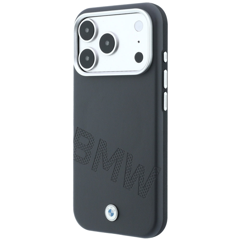 BMW iPhone 17 Pro/iPhone 18 Pro Cover Inclined Deboss Grå