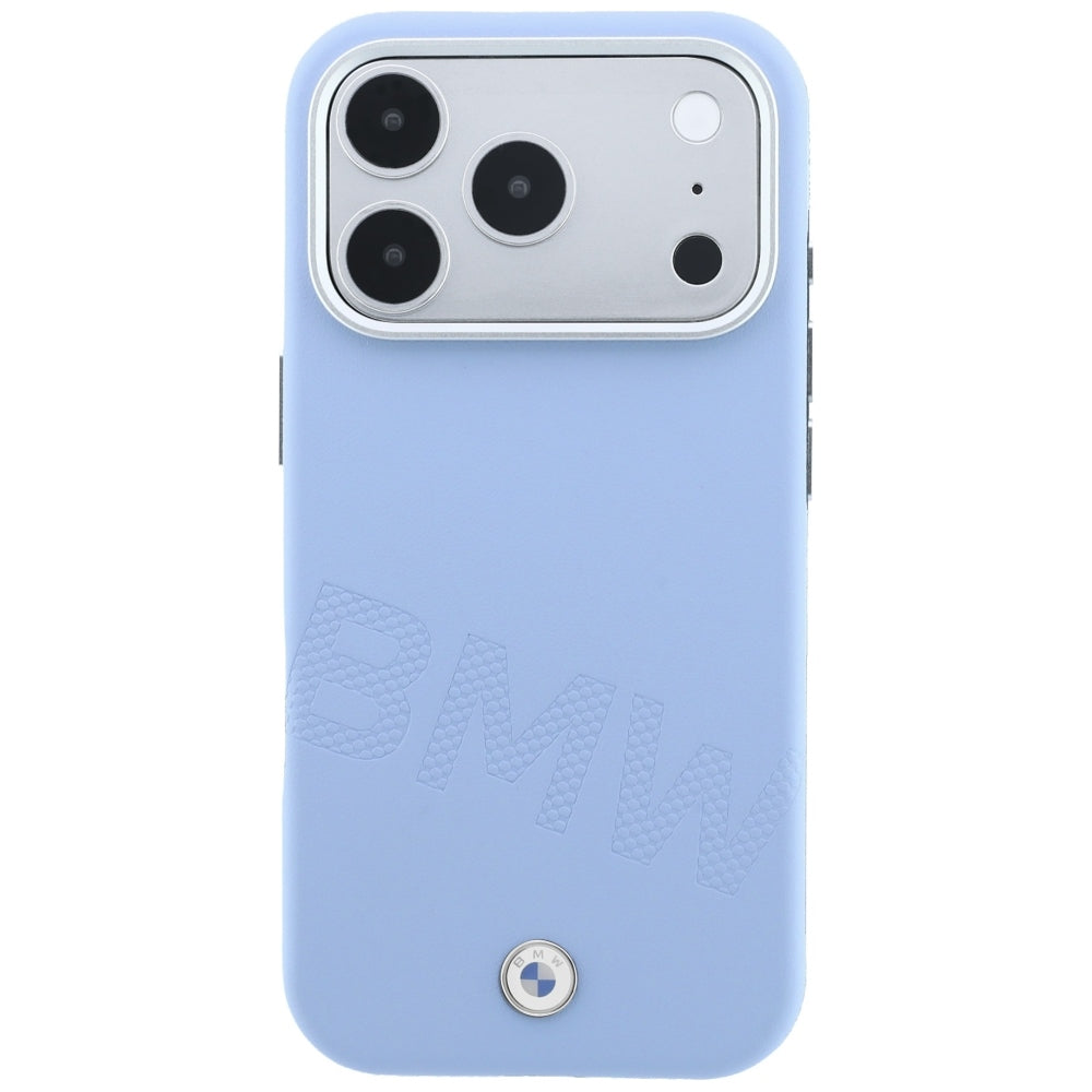 BMW iPhone 17 Pro/iPhone 18 Pro Cover Inclined Deboss Blå