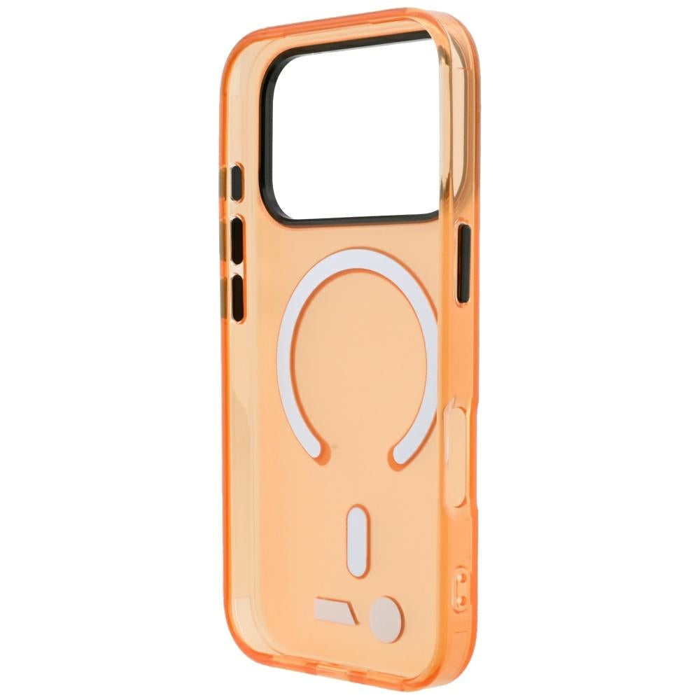BMW iPhone 17 Pro/iPhone 18 Pro Cover M Frosted Metal Logo Orange