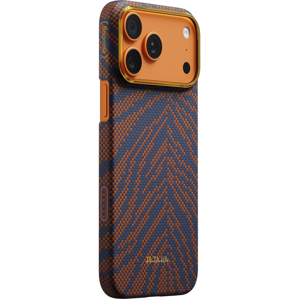 Pitaka iPhone 17 Pro Cover Edge MagSafe Burning Orange