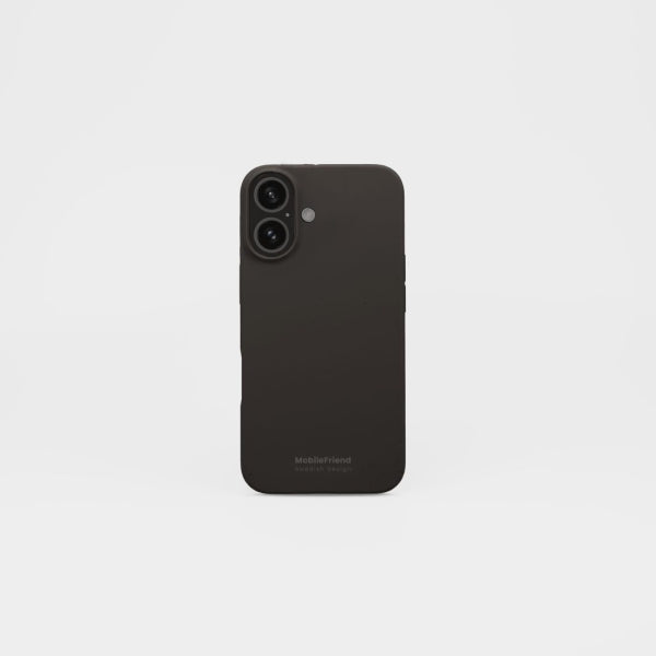 MobileFriend iPhone 17 Skal Silikon Svart