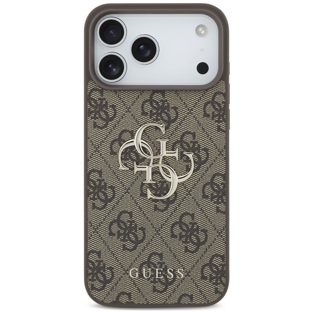 Guess iPhone 17 Pro/iPhone 18 Pro Cover 4G Big Logo Brun