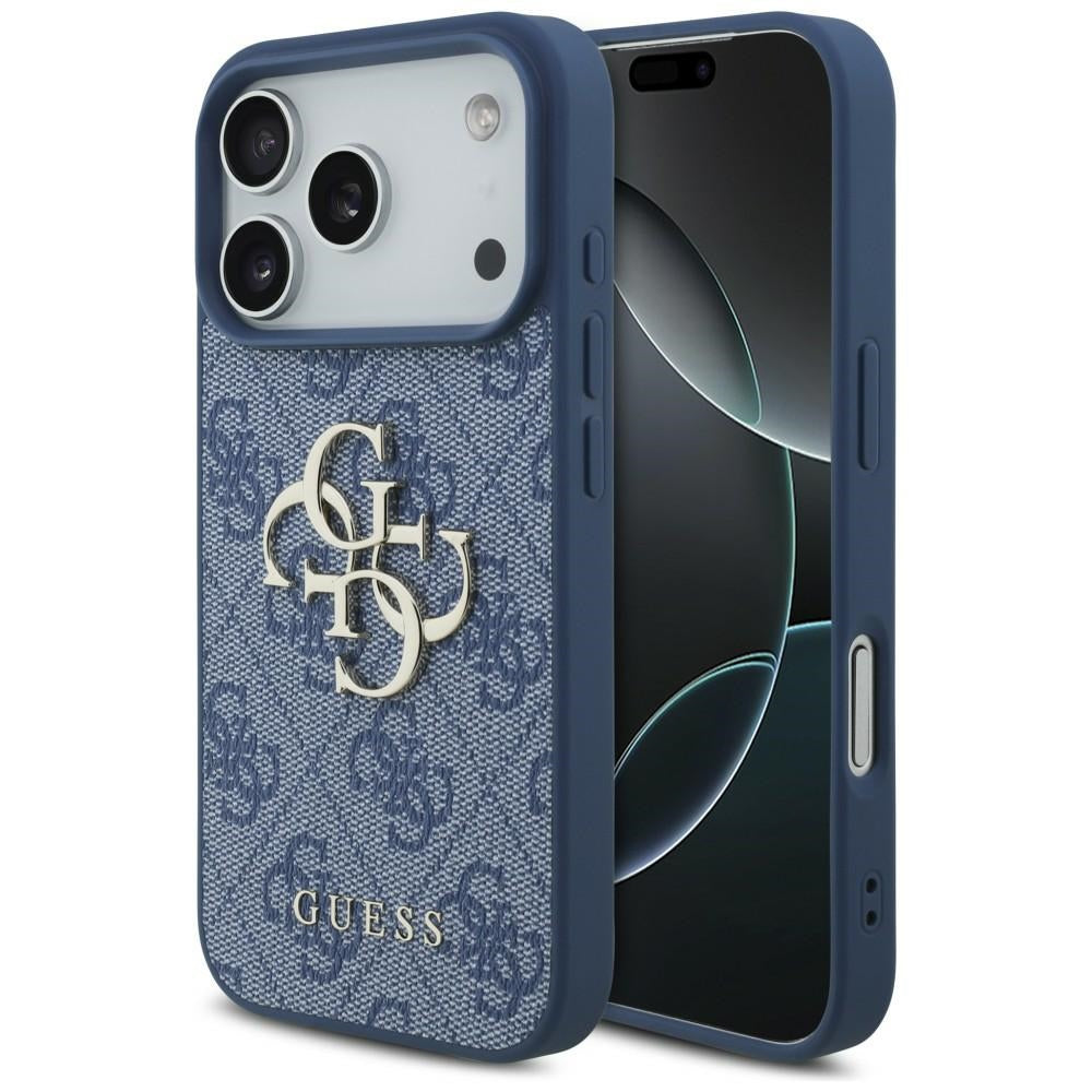 Guess iPhone 17 Pro/iPhone 18 Pro Cover 4G Big Logo Blå
