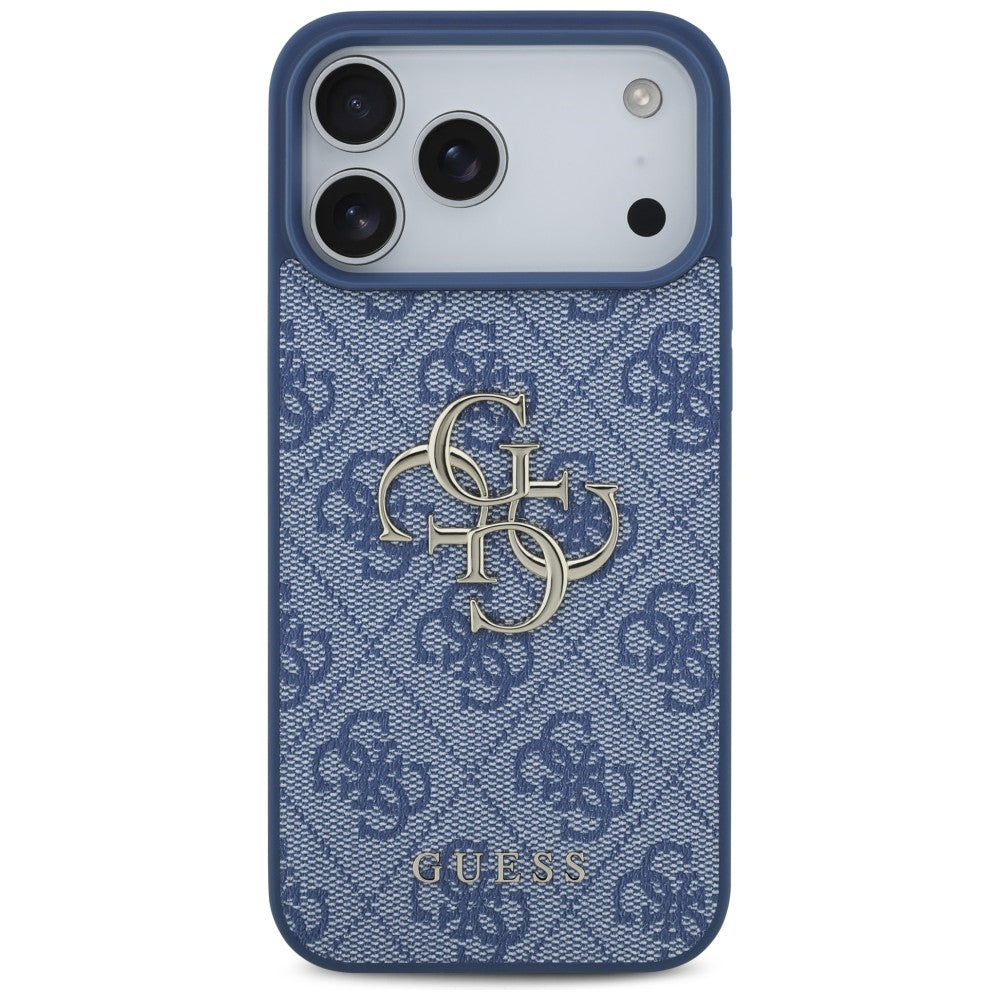 Guess iPhone 17 Pro Max/iPhone 18 Pro Max Cover 4G Big Logo Blå