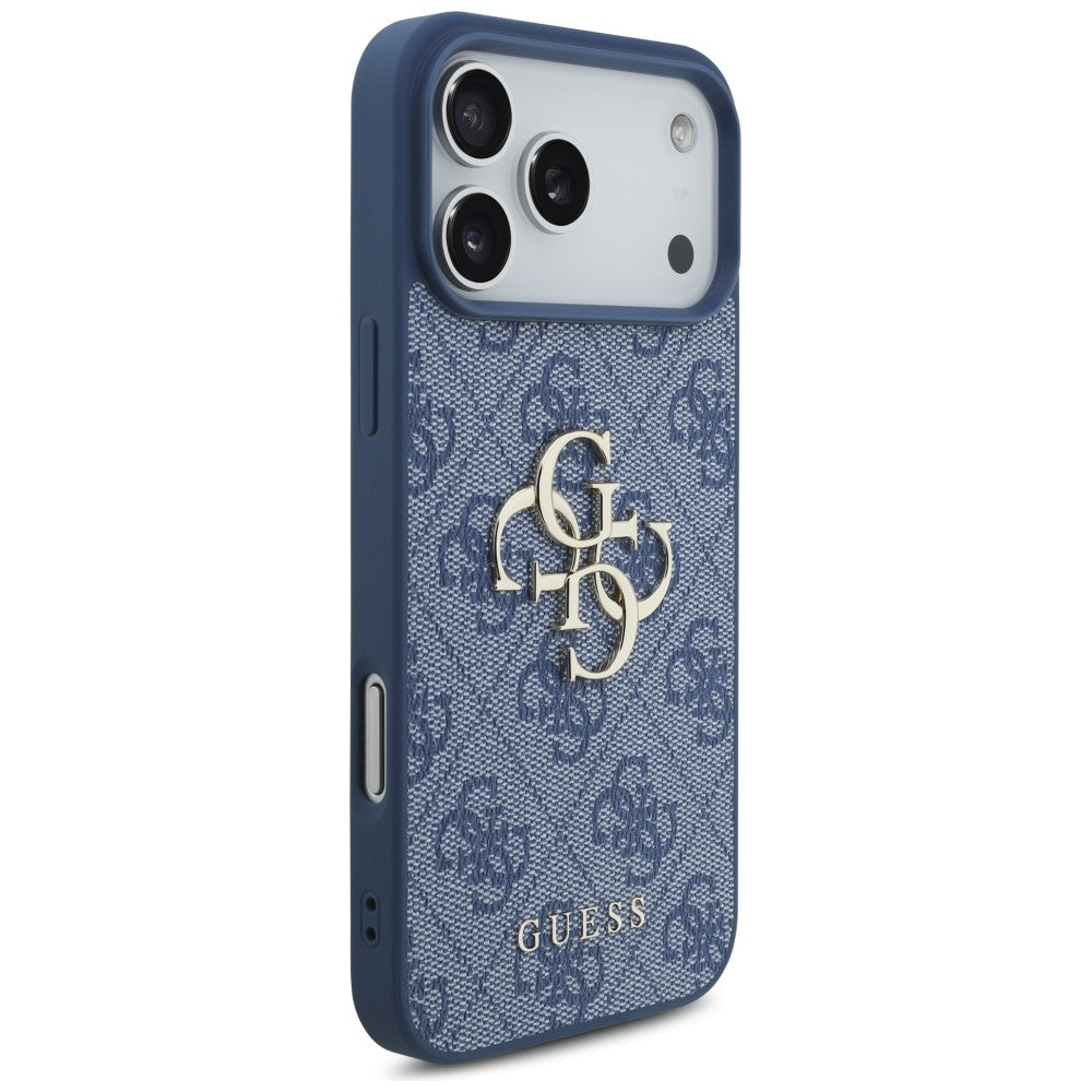 Guess iPhone 17 Pro Max/iPhone 18 Pro Max Cover 4G Big Logo Blå