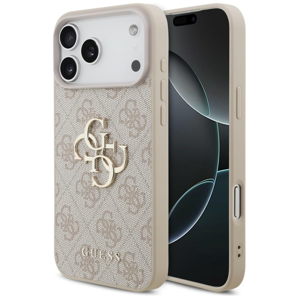 Guess iPhone 17 Pro Max/iPhone 18 Pro Max Cover 4G Big Logo Lyserød