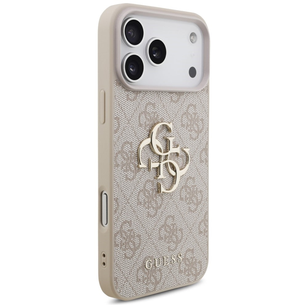 Guess iPhone 17 Pro Max/iPhone 18 Pro Max Cover 4G Big Logo Lyserød