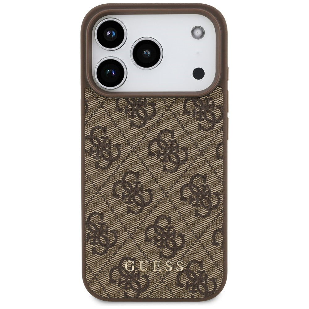 Guess iPhone 17 Pro/iPhone 18 Pro Cover 4G Classic Brun