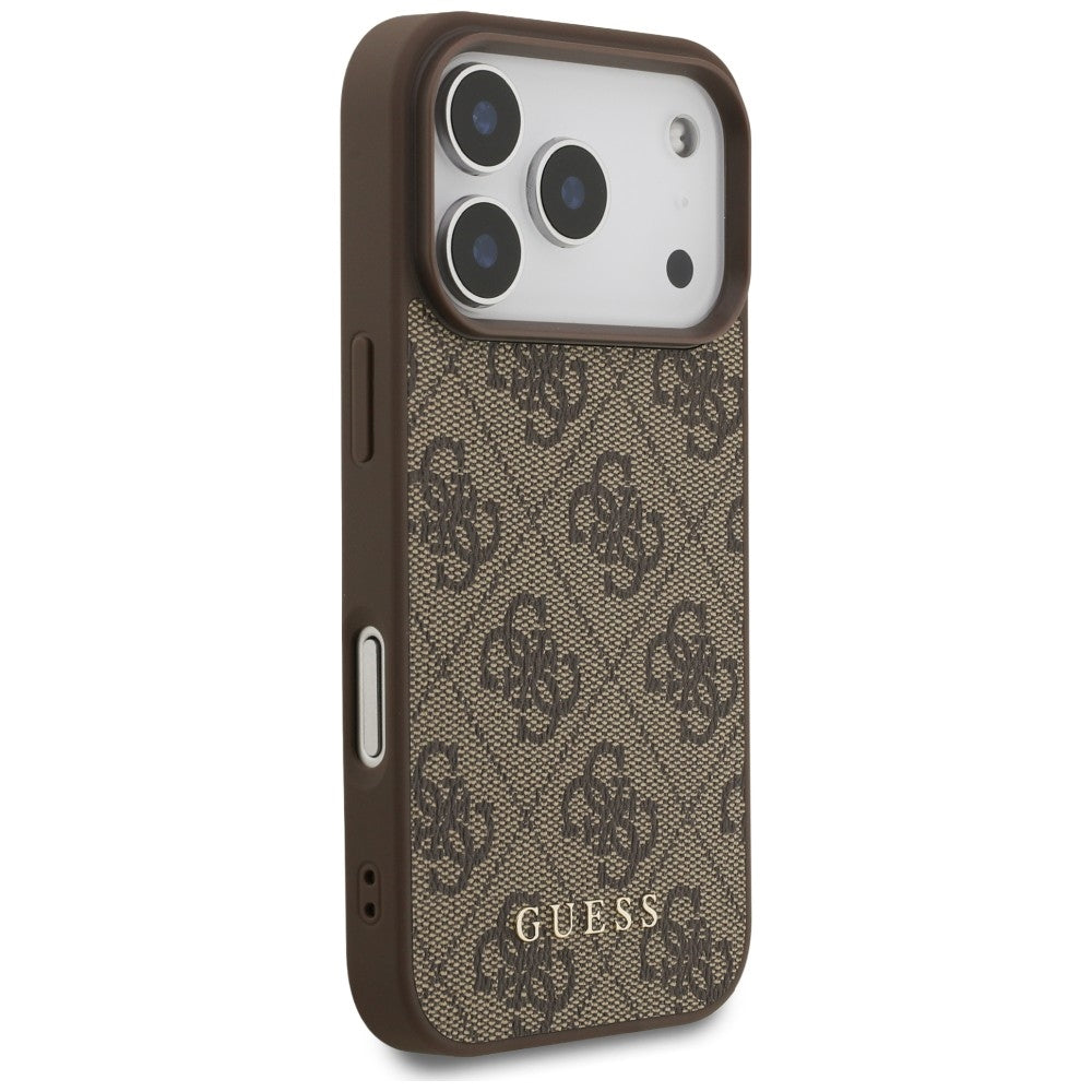 Guess iPhone 17 Pro/iPhone 18 Pro Cover 4G Classic Brun
