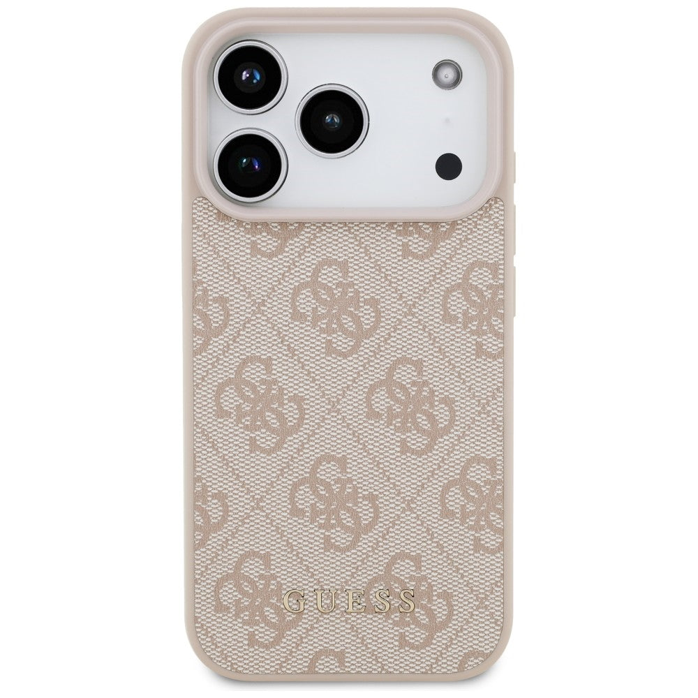 Guess iPhone 17 Pro/iPhone 18 Pro Cover 4G Classic Lyserød