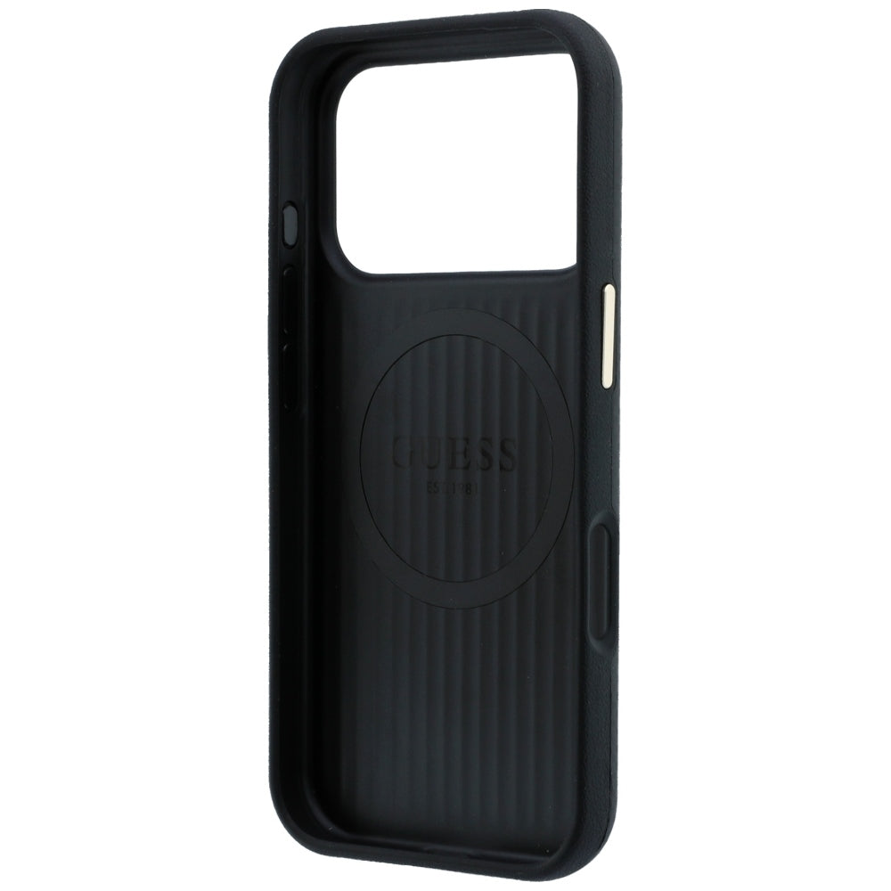 Guess iPhone 17 Pro/iPhone 18 Pro Cover Kevlar Triangle Logo Sort