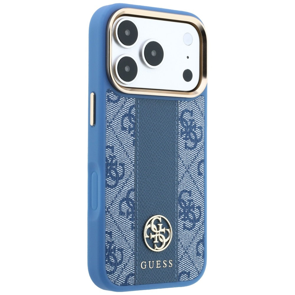 Guess iPhone 17 Pro Max/iPhone 18 Pro Max Cover 4G Stripe Classic Logos Blå