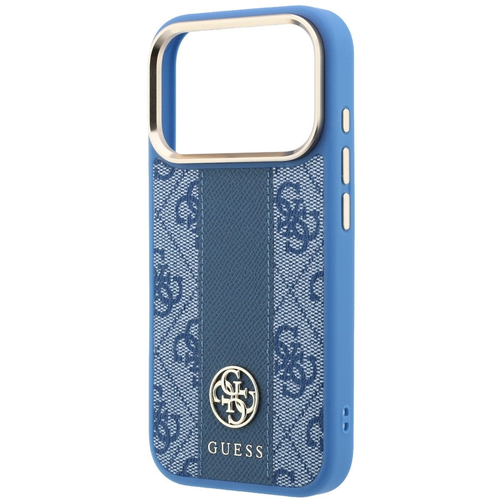 Guess iPhone 17 Pro Max/iPhone 18 Pro Max Cover 4G Stripe Classic Logos Blå