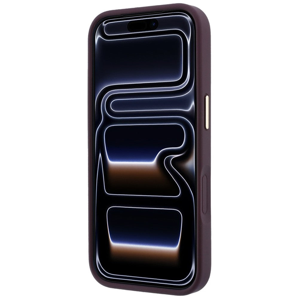 Guess iPhone 17 Pro/iPhone 18 Pro Cover Stripe Peony 4G Logo Burgundy