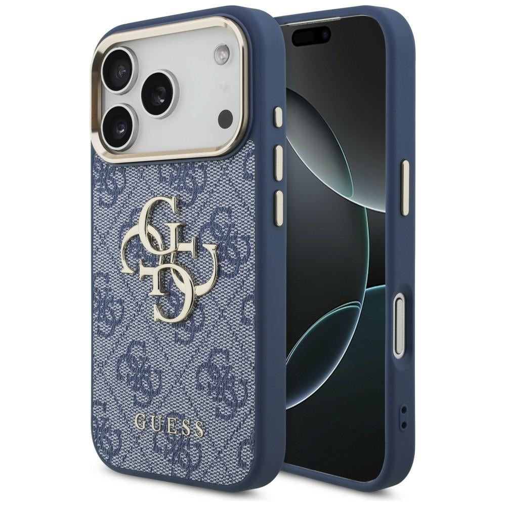Guess iPhone 17 Pro/iPhone 18 Pro Cover 4G Classic Logo Blå
