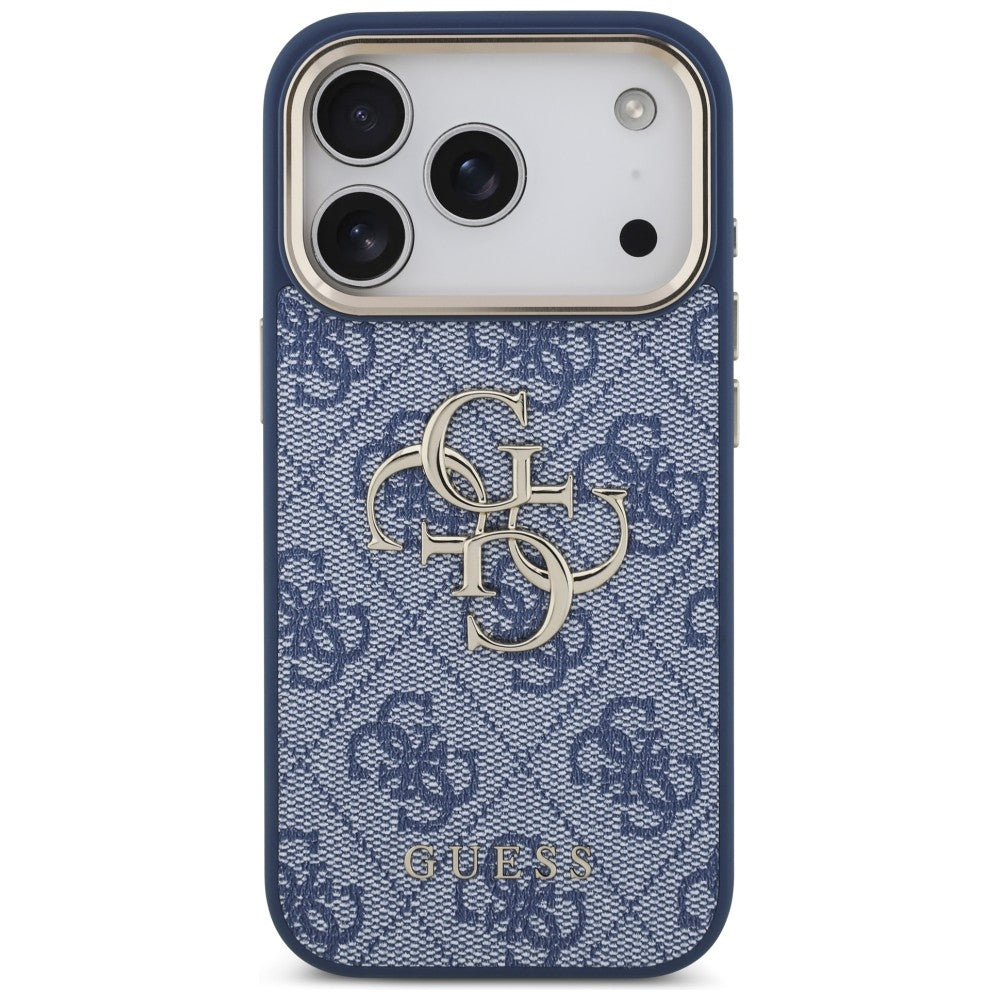 Guess iPhone 17 Pro/iPhone 18 Pro Cover 4G Classic Logo Blå