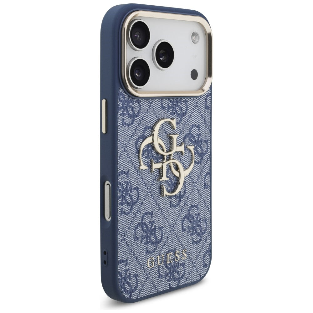 Guess iPhone 17 Pro/iPhone 18 Pro Cover 4G Classic Logo Blå