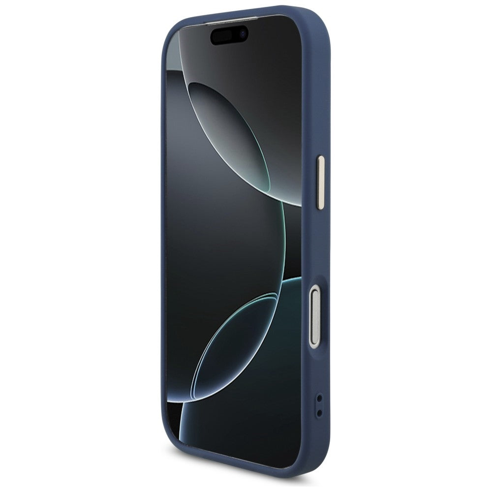 Guess iPhone 17 Pro/iPhone 18 Pro Cover 4G Classic Logo Blå