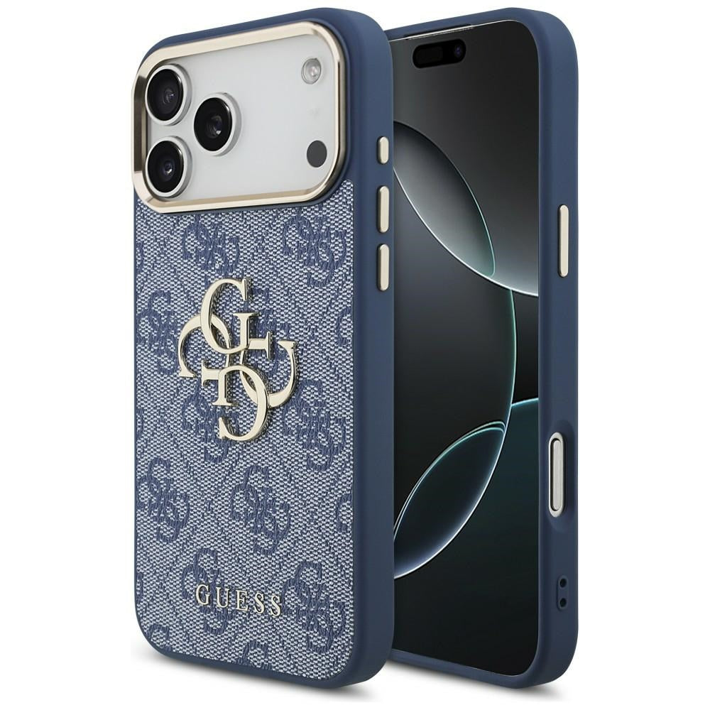 Guess iPhone 17 Pro Max/iPhone 18 Pro Max Cover 4G Classic Logo Blå