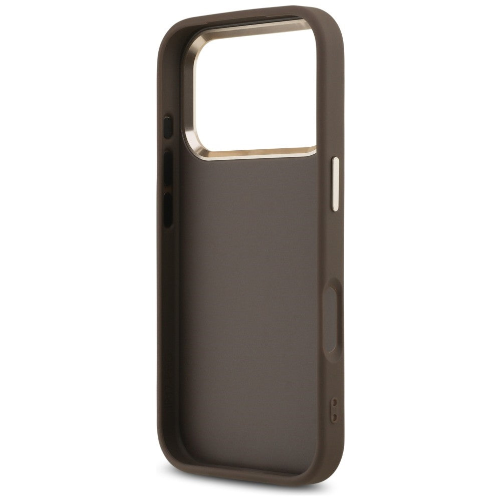 Guess iPhone 17 Pro/iPhone 18 Pro Cover 4G Classic Logo Brun