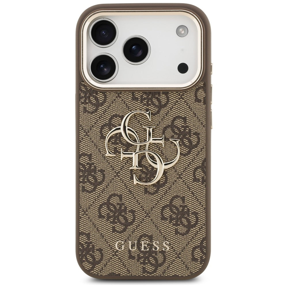 Guess iPhone 17 Pro Max/iPhone 18 Pro Max Cover 4G Classic Logo Brun