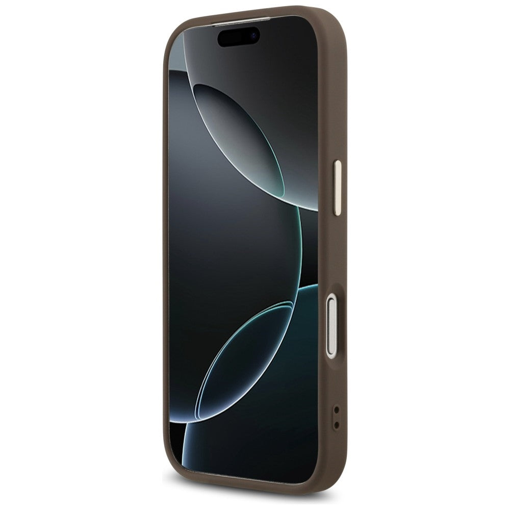 Guess iPhone 17 Pro Max/iPhone 18 Pro Max Cover 4G Classic Logo Brun