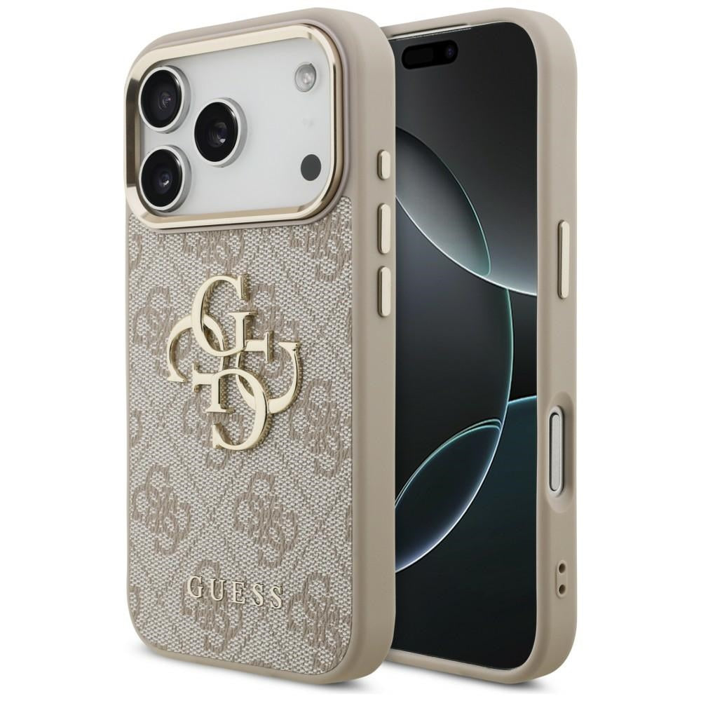 Guess iPhone 17 Pro/iPhone 18 Pro Cover 4G Classic Logo Lyserød